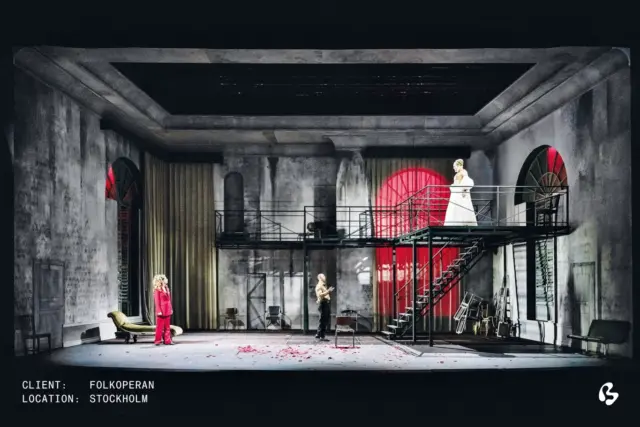 Walls that rise to hold the weight of a royal tragedy
 
For the stage design of Don Carlos, shown @folkoperan, we were involved from the early stages in crafting the wallpaper that wraps the stage. Reaching nearly 8 meters at its tallest point, these premium printed wallpaper pieces set the scene.
 
Director: Tobias Theorell
Set & costume design: Magdalena Åberg
Light designer: Ellen Ruge
Mask & wig: Therésia Frisk
.
.
.
.
.
.
setdesign, setdesigner, scenography, scenicdesign, scenicdesigner, lightdesign, lightdesigner, productiondesign, productiondesigner
 
#122275