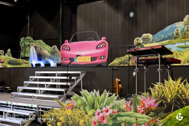 What does it take to build a world? Let’s start in pink.

You may already have seen PUSS PUSS 97 - the larger-than-life pink car taking the stage on Zara Larsson’s Midnight Sun Tour.

Working from the stage designer’s vision, our Stockholm studio created the artwork and brought the physical scenography to life through printing, building, crafting and finishing - all under one roof and down to the smallest detail.

Over the coming chapters, we’ll take you closer to the making, the scale and the craftsmanship behind the world on stage.

For now, we begin in pink.

Next stop: Way Out West Festival, Thursday August 13, Sweden.

Artist: @zaralarsson
Production Designer: @liam.mooore
Creative Director: Kai Movellan @vendelahyde
Production: @earlybirdvisual @yaay.productions @sam.paine @evelina_eliasson
Lighting Director @tylersantangelo
.
.
.
.
.
.
stage design, stage designer, scenic design, scenic designer, set design, scenography, production design, custom print
#147797