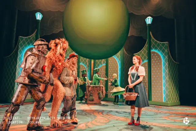 A world beneath Dorothy’s feet.

For The Wizard of Oz at Reykjavík City Theatre, Big Image crafted the stage floor using our proprietary Clear Stage as part of Eva Signy Berger’s imaginative scenography.

The set was nominated for Set Design of the Year at the 2026 Gríman Awards.

Choreographer: Lee Proud @leeproudchoreo 
Set Design: Eva Signy Berger
Light Design: Gunnar Hildimar Halldorsson

@borgarleikhusid 
.
.
.
.
.
.
set design, set designer, stage design, stage design, big image, scenography

#145722