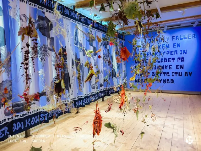 A landscape, gathered by hand.

At Rian Designmuseum in Sweden, the collective Disorder presents a project that began with a group of children gathering from the landscape around them. Their discoveries became sculptures and collages, later reinterpreted by Disorder for the exhibition.

The same visual language flows through the delicate hanging installation and the large-scale printed drapery. 

Big Image premium printed and produced the drapery, allowing elements from the children’s original work to unfold across the space at a new scale.

Photo Credit: Disorder @disordercollective
.
.
.
.
.
.
.
exhibition, exhibition design, art exhibit, art exhibition, art design, premium printing, big image

#147780